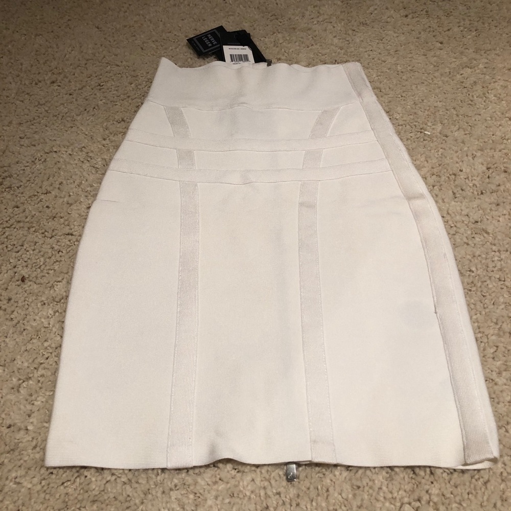 Herve Leger high waisted zipper bandage skirt - Picture 4 of 4